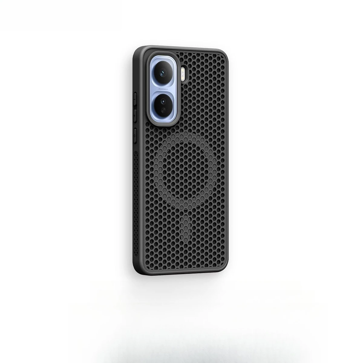 Stylish Magnetic Honeycomb Heat Dissipation Skin-Friendly PC Phone Case Bumper Cover