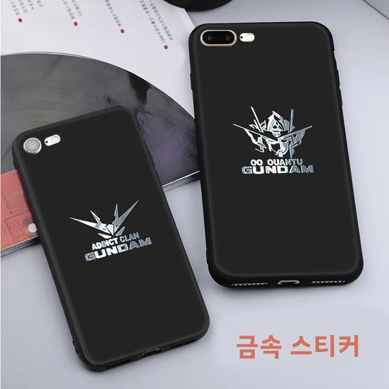 금속 스티커 모바일 슈트 건담 장 데칼 (휴대폰, 노트북 케이스용) 맞춤형 차량 데칼 고품질 디지털 액세서리