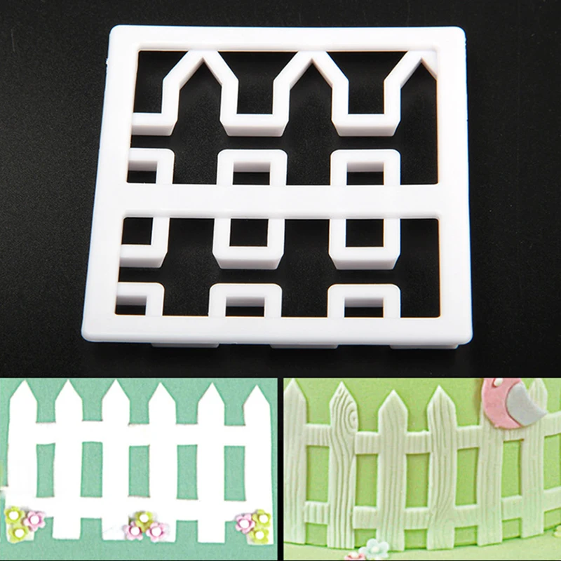 

1PC Fence Shape Cake Cutter Sugarcraft Cookie Mold Fondant Cake Decorating Tools For Sugarcraft Biscuit Pastry Mould