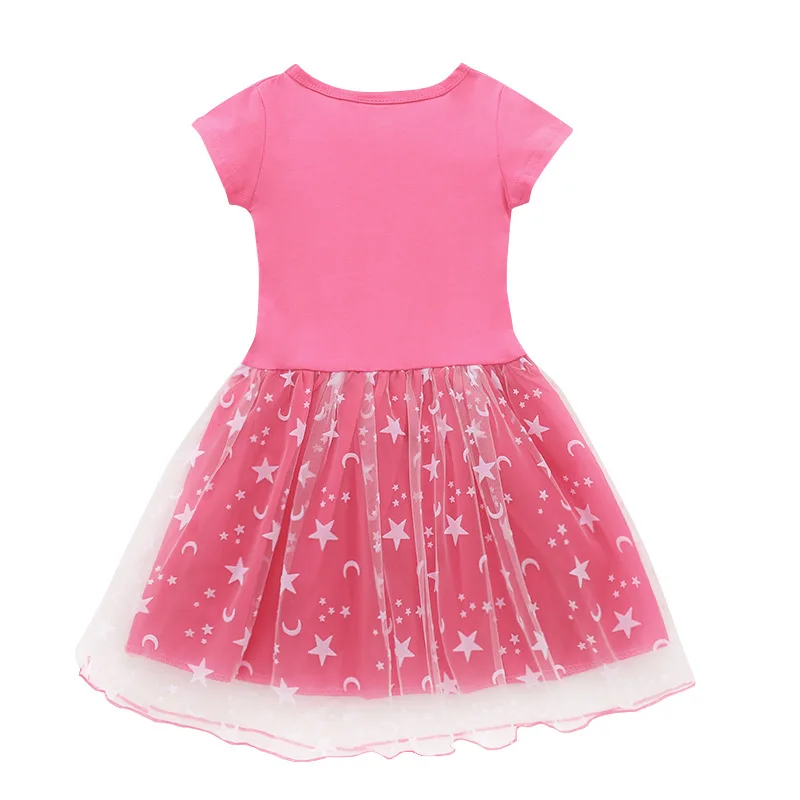 Girls Dress Princess Costume Kids Clothes Summer Dora Birthday Party