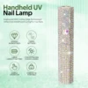 Handheld UV LED Nail Lamp Portable Mini Nail Light for Fast Curing Gel Nail Polish USB Nail Dryer for Home DIY Manicure Nail Art 2