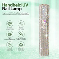 Handheld UV LED Nail Lamp Portable Mini Nail Light for Fast Curing Gel Nail Polish USB Nail Dryer for Home DIY Manicure Nail Art 2