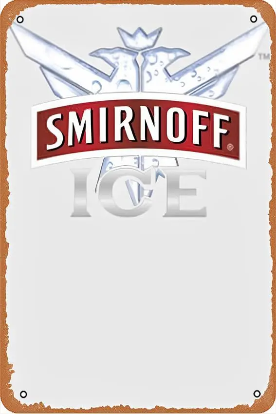 Винтажные жестяные знаки Smirnoff, лед, ликер, виски, пиво, подарок на день отца, винтажный Настенный декор, ретро-арт, жестяная вывеска, забавная Металлическая Вывеска