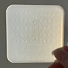 1Pc 3D Silicone Nail Carving Mold With Free Scraper , Kawaii Snow Man Gothic Text Cartoon Rabbit INS Pattern DIY Nail Art 5