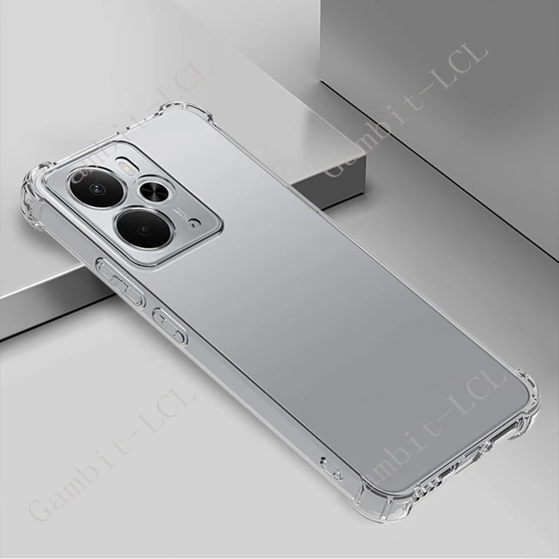 Shockproof Anti-Fall Soft TPU Back Cover Case