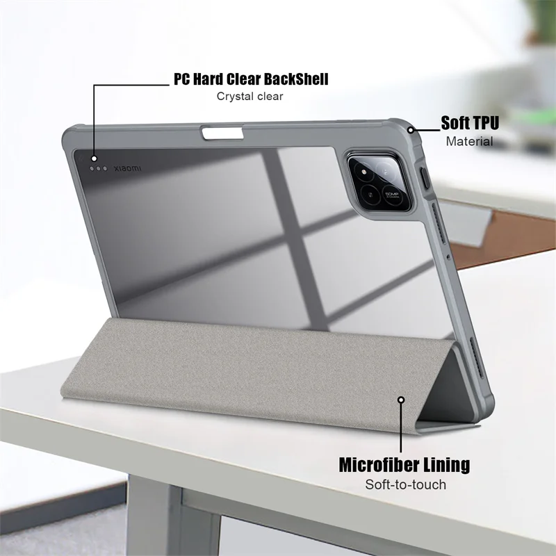 Premium PU Leather Smart Case with Pen Holder