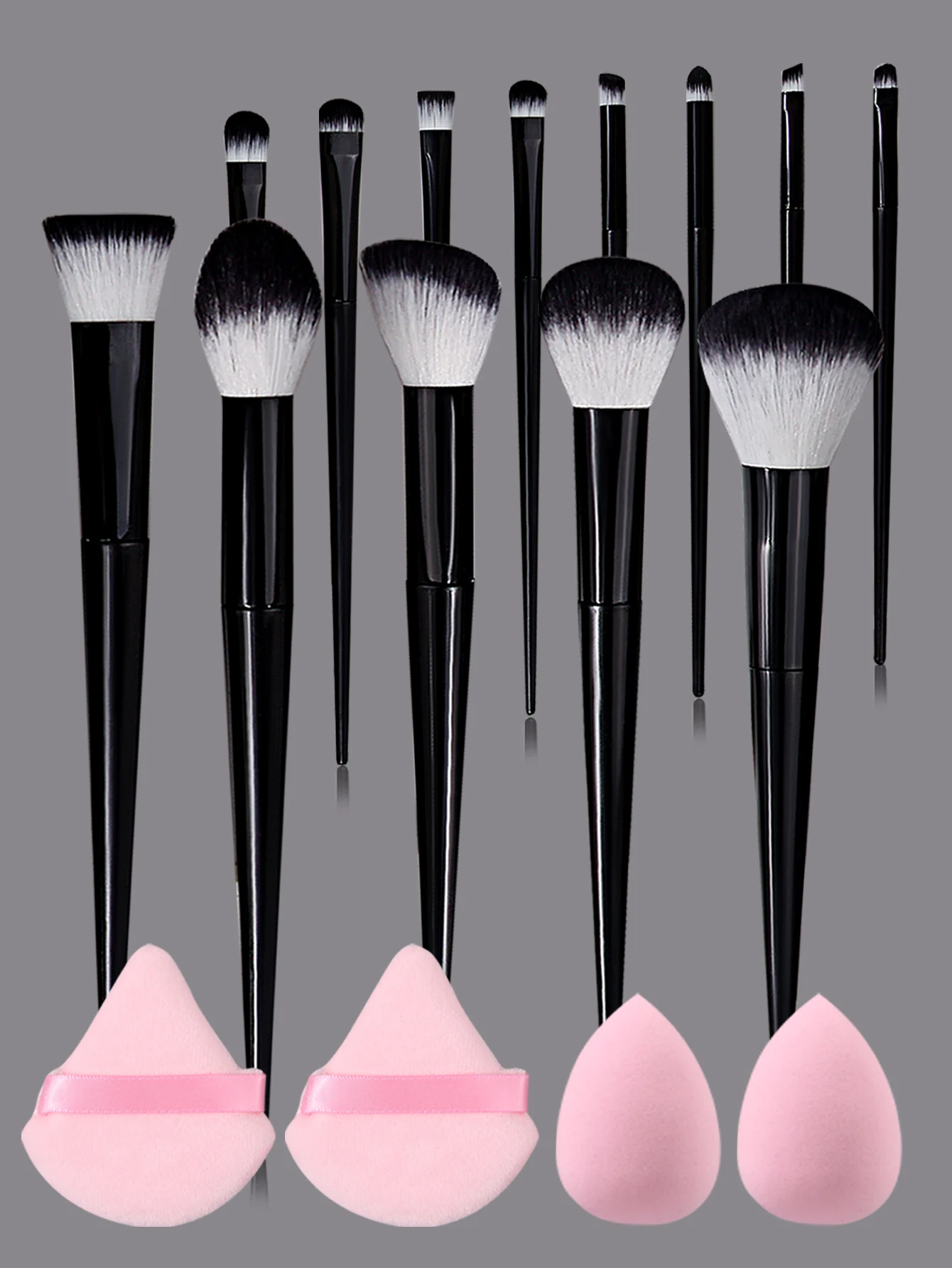 17Pcs 메이크업 브러쉬 세트 아이라이너 브러쉬 블렌딩 브러쉬 뺨용 메이크업 브러쉬 아이 코스메틱 파운데이션 브러쉬 메이크업 브러쉬 세트