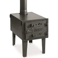 Outdoor Wood Burning Stove, Portable with Chimney Pipe for Cooking, Camping, Tent, Hiking, Backpacking Energy Power Saving 1
