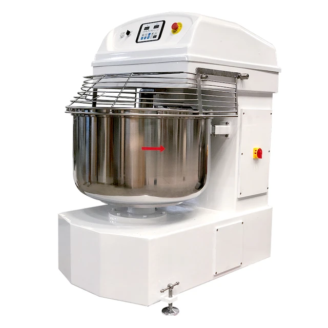 Commercial 9000w Powerful Heavy Duty Mixer with Double Dough of Bakery  Equipment 300kg 130kg Chapati Dough Mixer Sale In Bulk