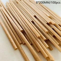 Eco - Friendly Biodegradable Plant Fiber Straws - Odor - Free Bulk Pack of 150 (100PCS 8200mm)