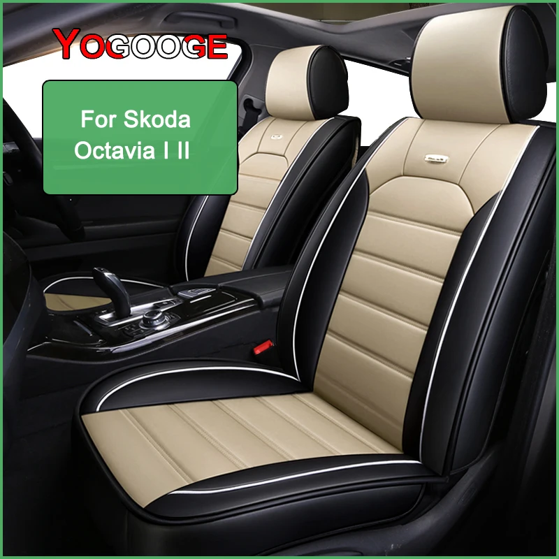 YOGOOGE Car Seat Cover For Skoda Octavia I II 1996 2013 Years Auto