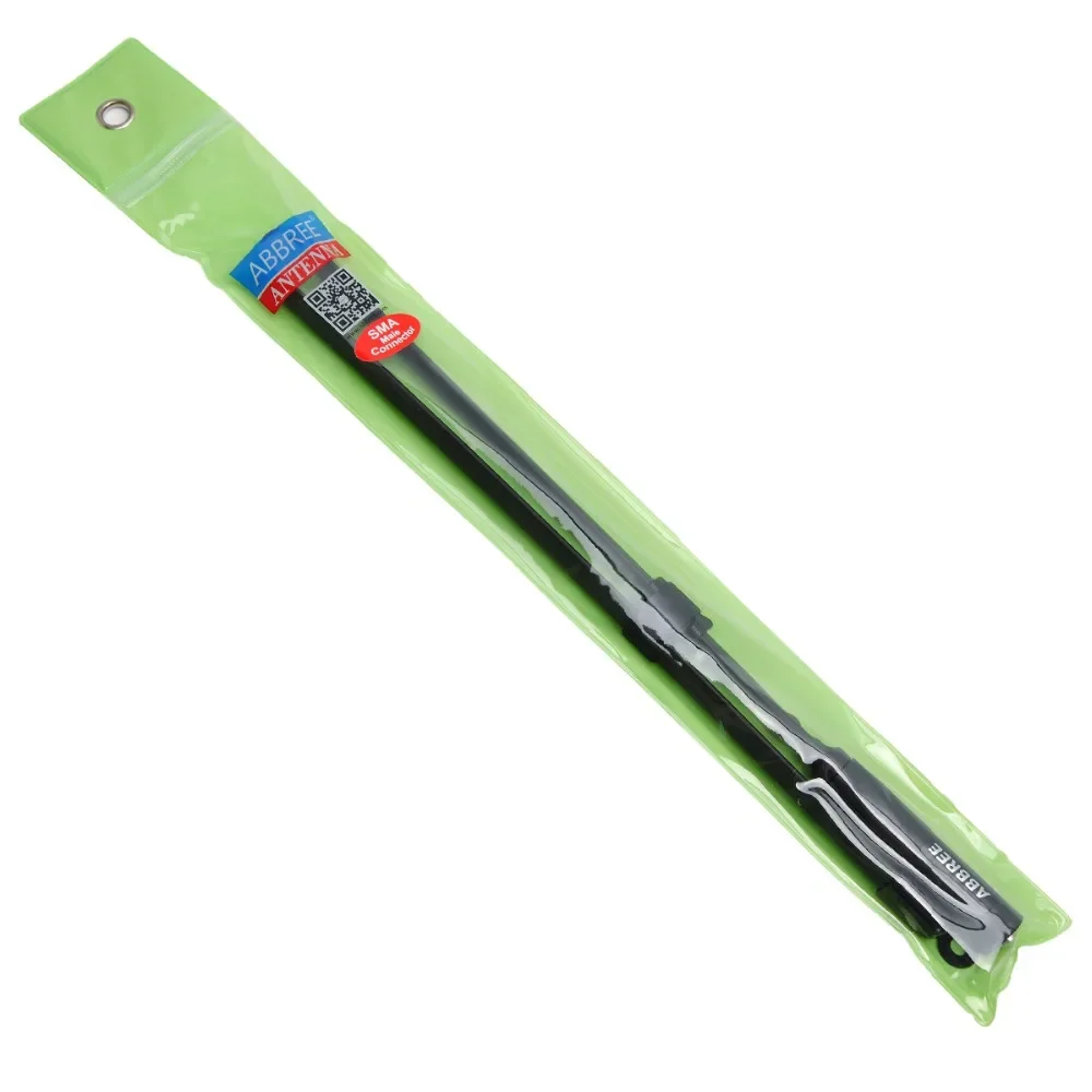 

ABBREE SMA-Male Dual Band 144/430Mhz Foldable CS Tactical Antenna for Portable Radio TYT MD-2017 390 Wouxun KG-UV8D KG-UV9D Plus