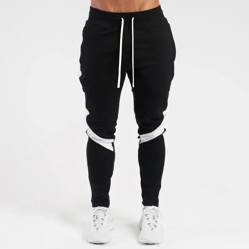 

Mens Joggers Casual Pants Fitness Men Sportswear Tracksuit Bottoms Skinny Sweatpants Trousers Black Gyms Jogger Track Pants
