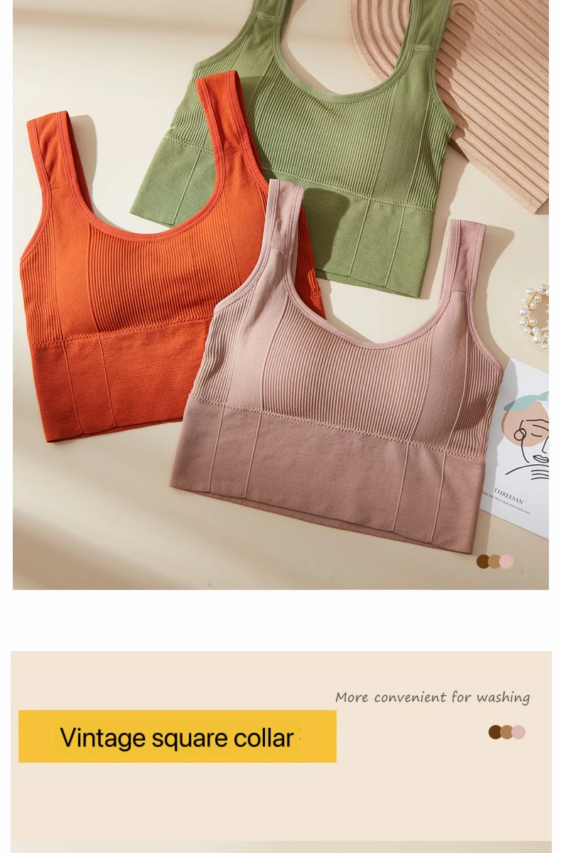 1pcs Women Breathable Sports Bra Female Fitness Top Seamless Yoga Bra Shockproof Crop Top Push Up Sport Bra Lady Gym Workout Top