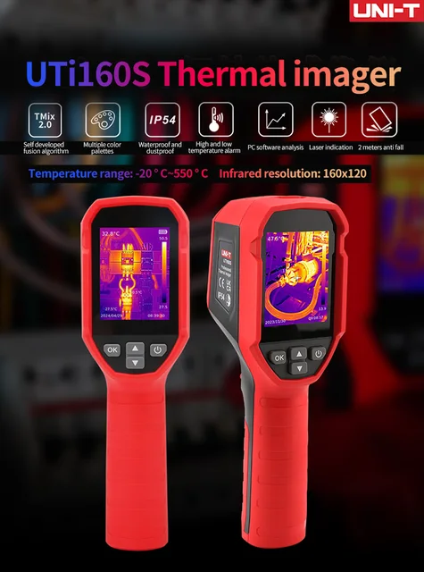 UNI-T Thermal Imager UTI160S UTI120S Thermal Imaging Camera