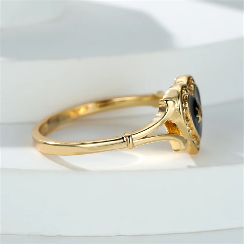 Zircon Rings Stone Rings Fashion Rings Gold Rings Wedding Rings Fashion Ring Finger Rings Metal Rings Love Heart Zircon Ring