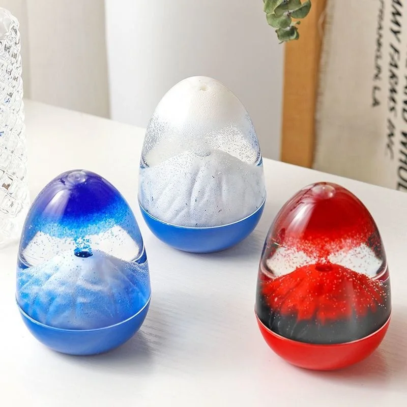 Volcanic Creative Children's Toys Sensory Visual Stimulation Decompression Timer Hot Love Hourglass Gift Decoration Desktop