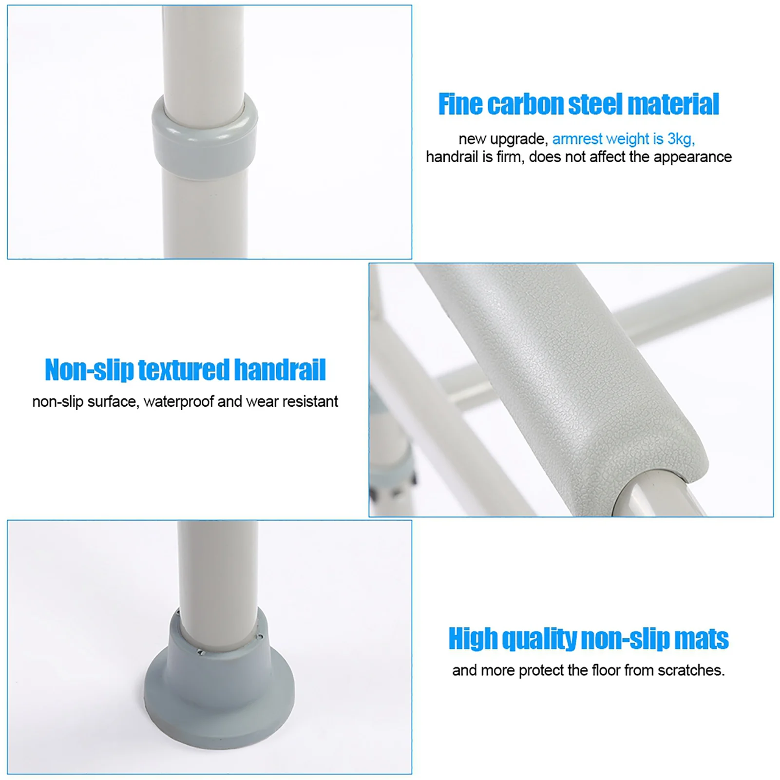 Description Picture 2 of itemHand Rail Hand Rail Support Toilet Hand Rail Disabled Grab Aid Disability Support Toilet Bath Bathroom