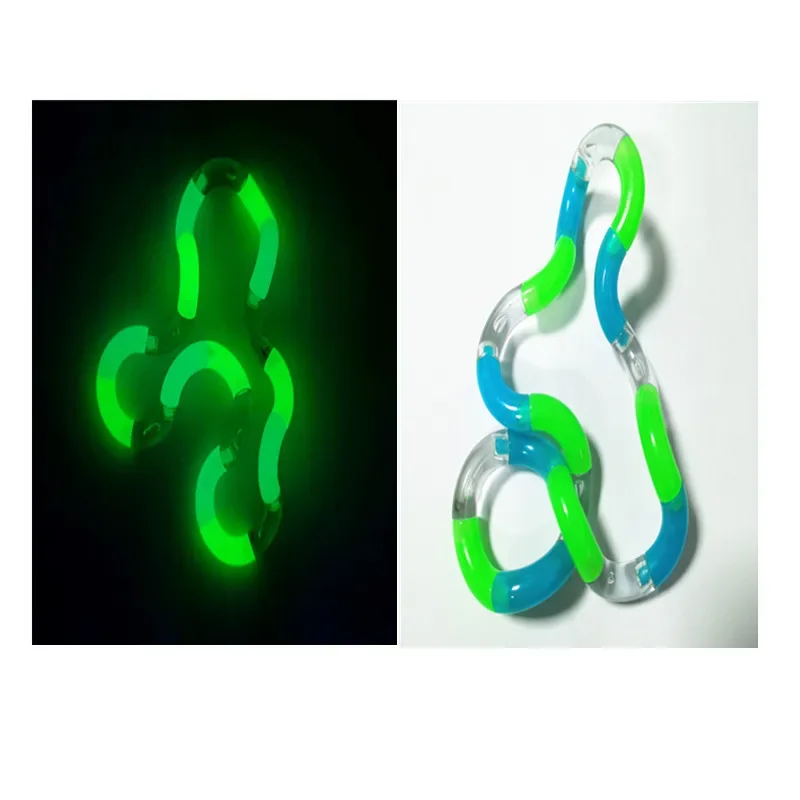 צעצוע פידג'ט מתכוונן עם חבל מתכוונן, קשירת חבל להקלה על מתח, צבעי קשת להקלה על מתח, חבל מתכוונן להקלה על מתח, צעצוע הטוב ביותר