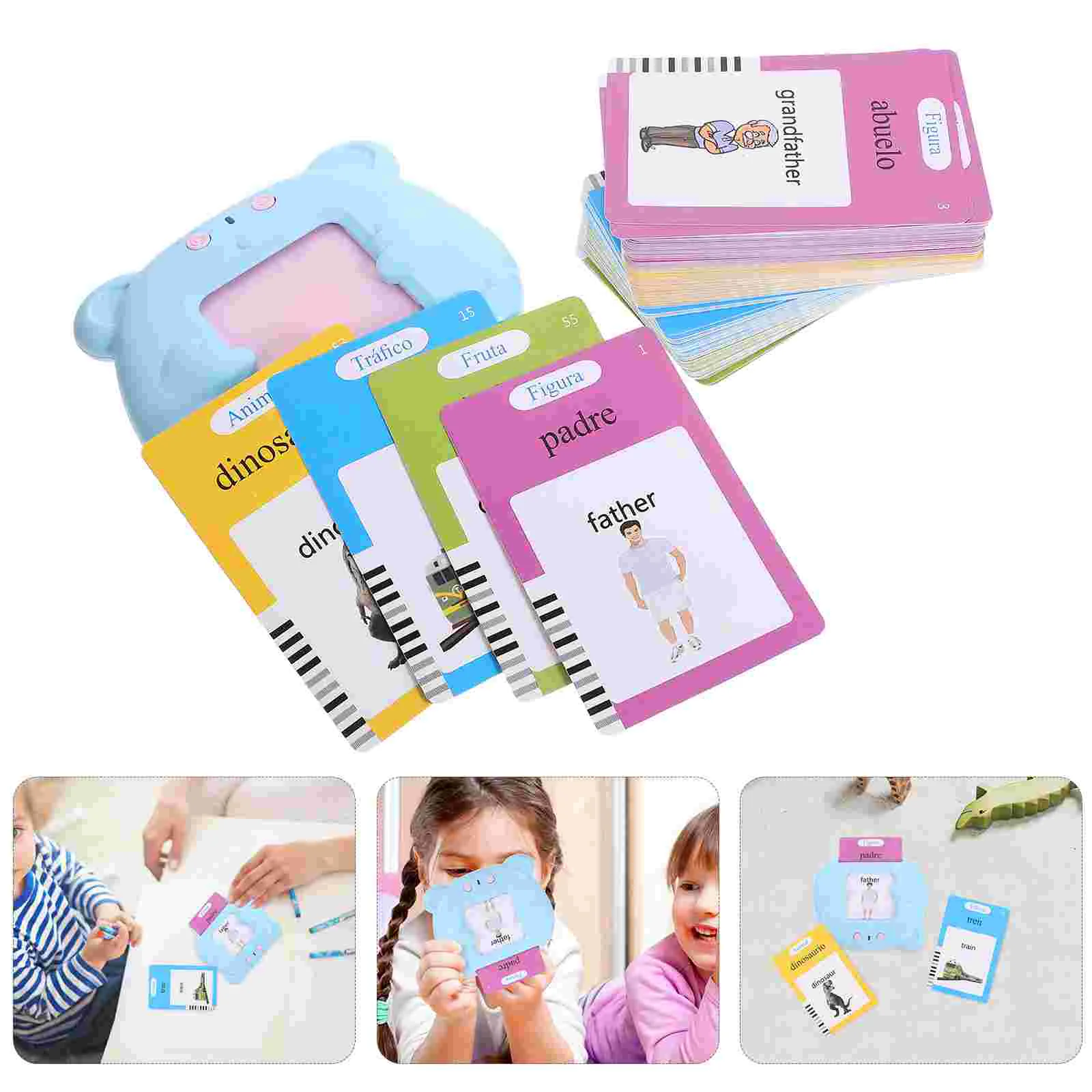 

Устройство для раннего развития, Портативная Игрушка для речи, игрушки для малышей, устройство для чтения карт, детское обучающее устройство