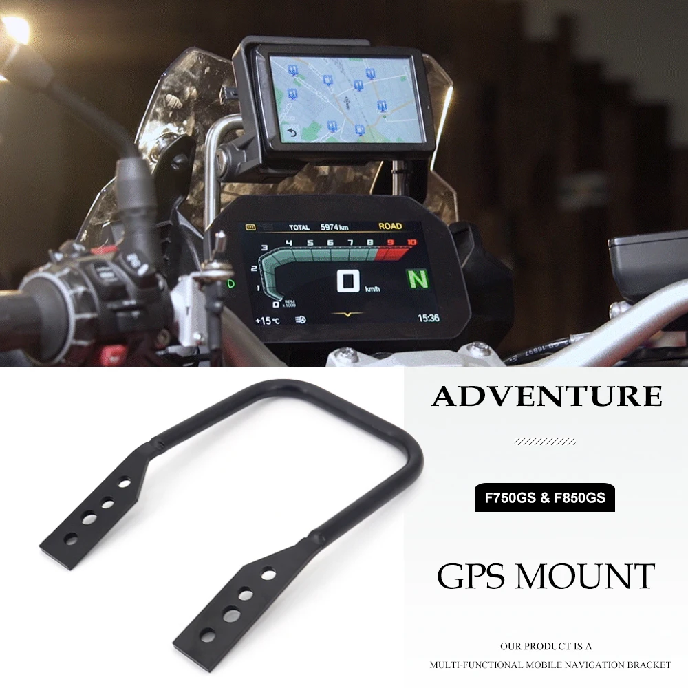 New 2018 2019 2020 2021 2022 Motorcycle Bracket Mount Smartphone GPS Holder For BMW F750GS F 750 850 GS F850GS Adventure ADV 5d carbon look motorcycle tank pad protector case for bmw f750gs f 750 gs f850gs f 850 gs