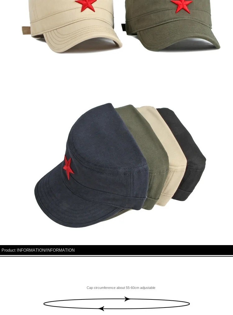 Mode Erwachsene Ball Hut Snapback Trucker Sport Männer Im Freien Sonnenschutz Kappe Frühling sommer fünfzackigen Stern flache-topped 8M15 – Detail 3