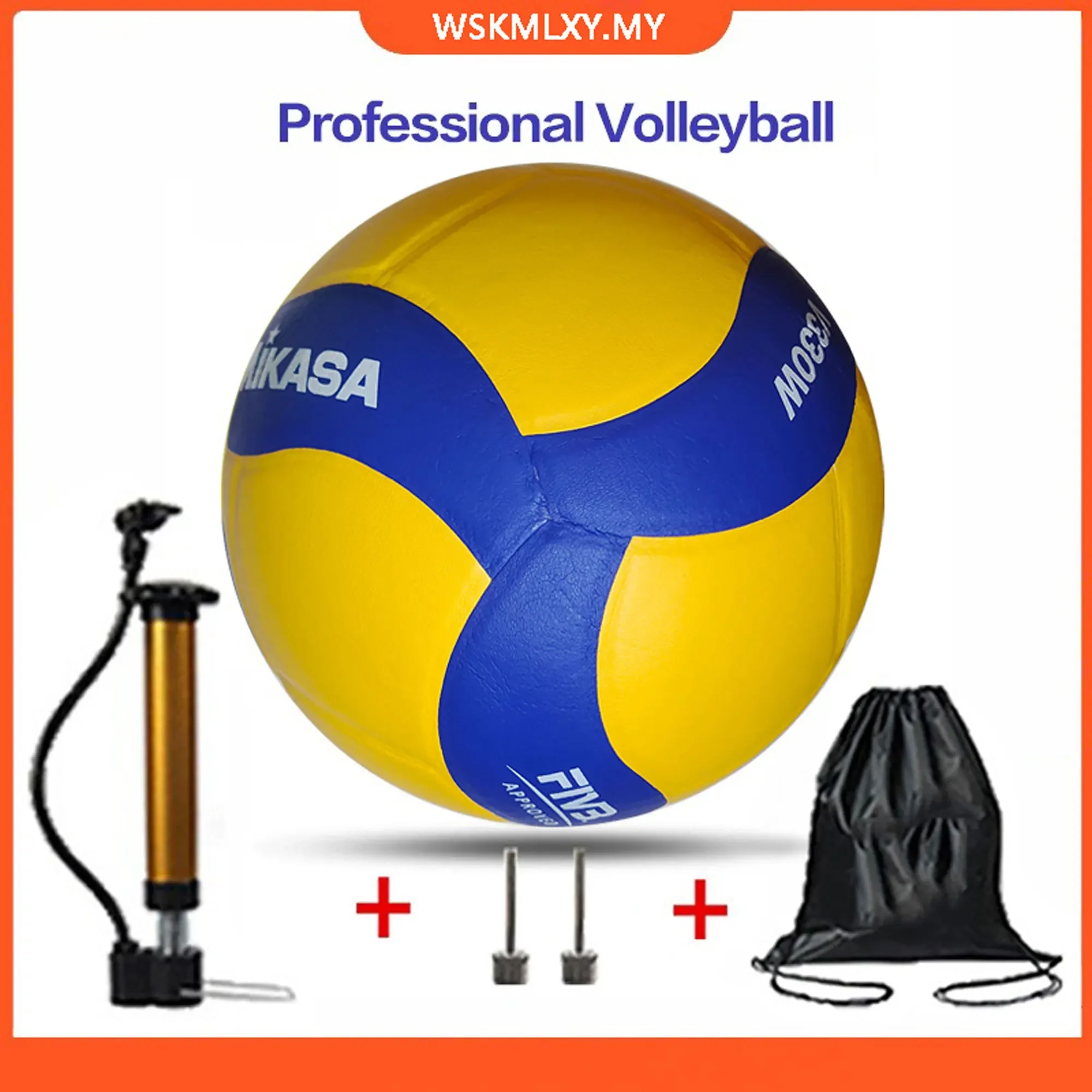 Indoor Outdoor Volleyball Leather PU/PVC Soft Beach Volleyball Hard V300W/V200W/MVA300/MVA200 Ball