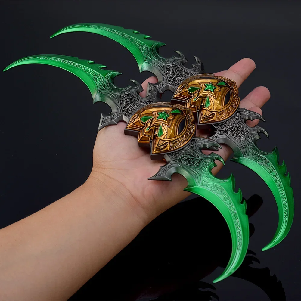 Warglaive Of Azzinoth Replik - Metall-Modell Von WoW Mit Ständer