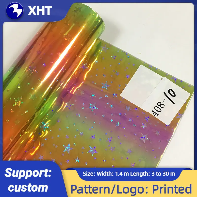 

XHT-408 TPU rainbow film thermoplastic sheet tpu polyurethane film 30*135cm