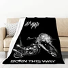 Lady Gaga Blanket Plush Furry Fleece Blankets for Bed Microfiber Bedding Plaid on the Sofa Bedspread Throw Knee Throws Baby Home 3