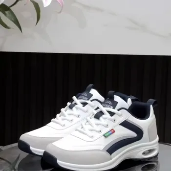 أحذية رياضية كاجوال للرجال أحذية الجري تزيد من أحذية رياضية شبكية مريحة تسمح بمرور الهواء أحذية الركض الرجالية غير الرسمية القابلة للتنفس 5