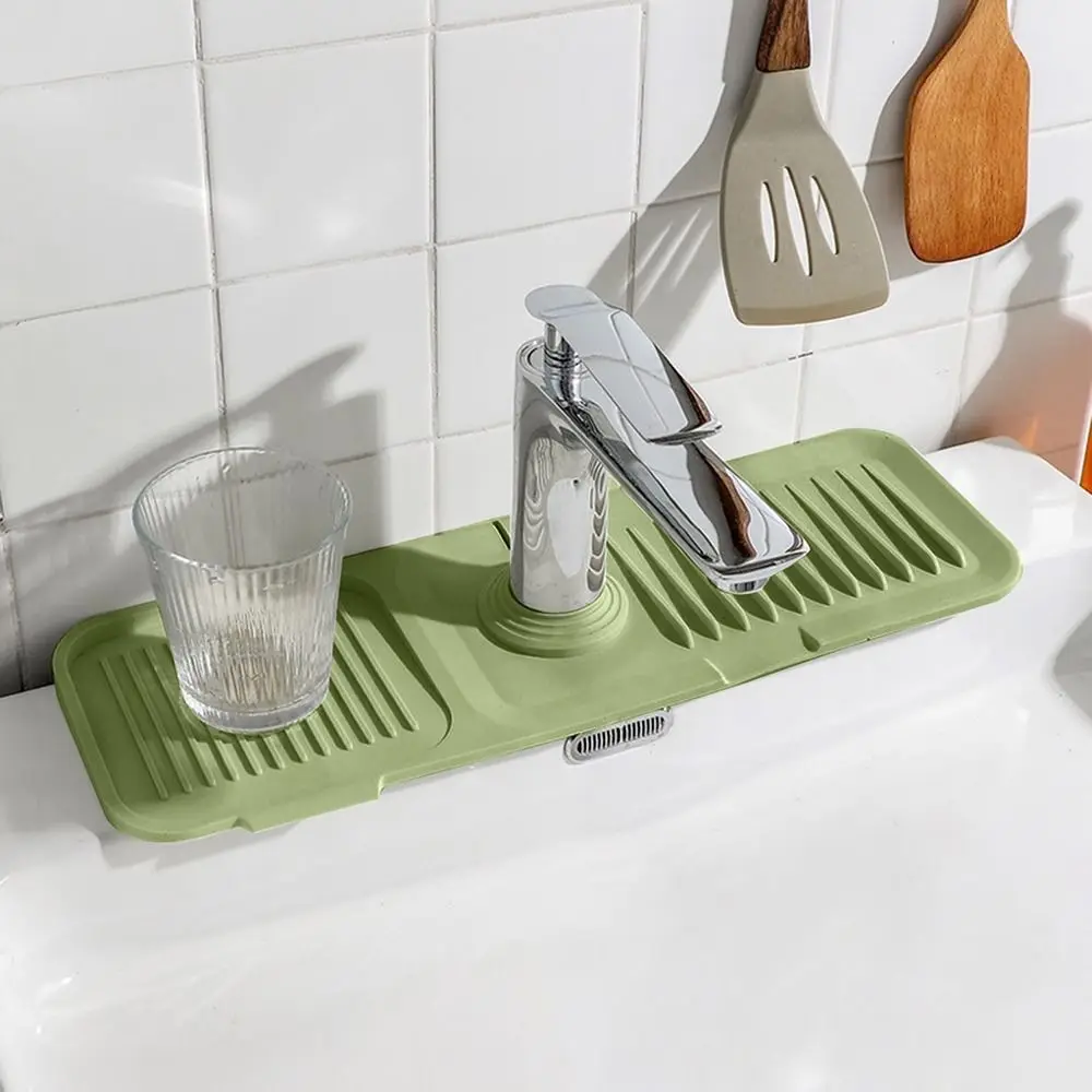 Silicone Anti Slip Faucet Drain Pad For Kitchen Bathroom