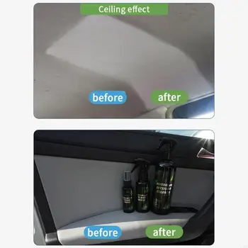 77HF 50/100/300ml Car Coating Agent Leather Flannel Cleaning Agent Car Interior Cleaner Multifunctional Auto Detailing Agent