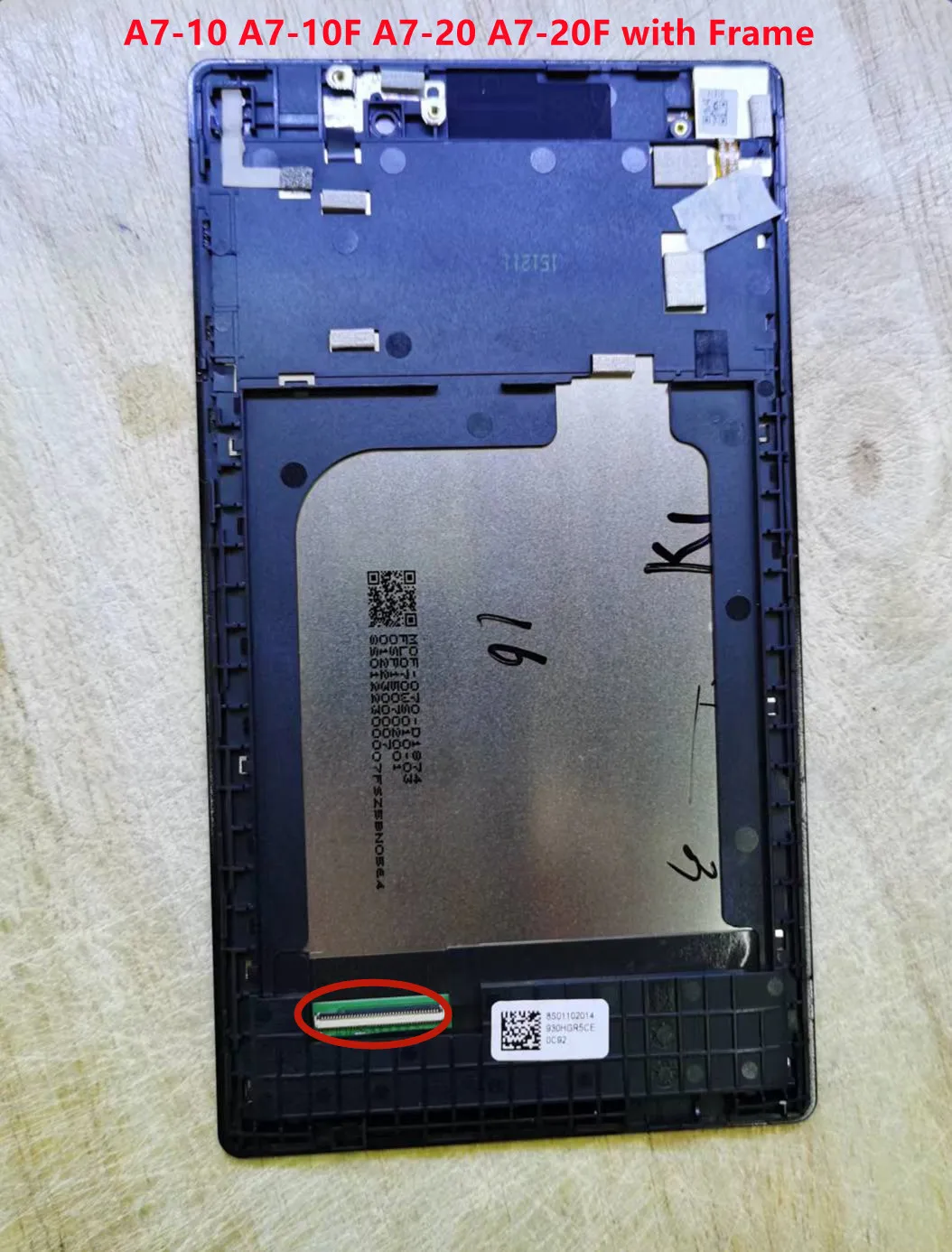 

Original 7.0''For Lenovo Tab 2 A7-10 A7-20 A7-10F A7-20F LCD Display Touch Screen digitizer Glass Tablet PC assembly with Frame