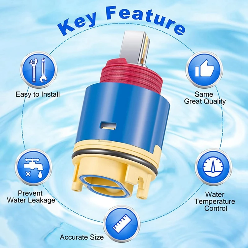 Pressure Balancing Cartridge Parts For RK7300-CART-3P, Faucet Cartridge Replacement Compatible With Z-7300