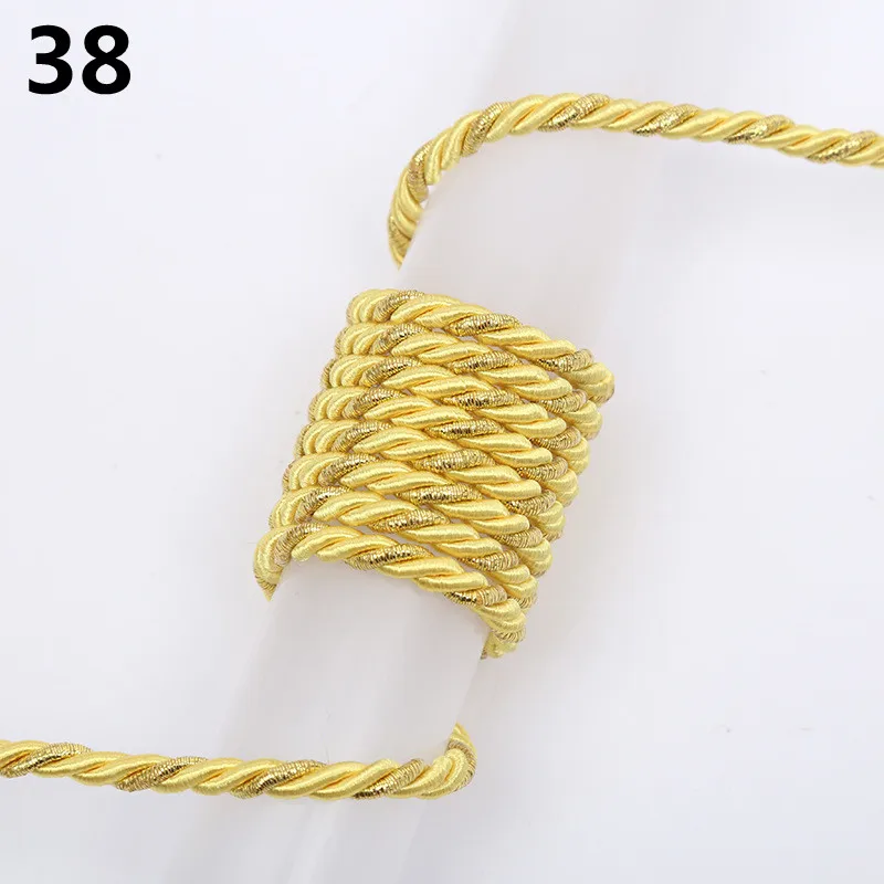 5m 3mm Three-Strand Colorful Polypropylene Rope for Rustic Home Decor & DIY Projects