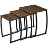 Nesting Tables, Vintage Side End Tables Living Room, Coffee Snack Table Set of 3 1
