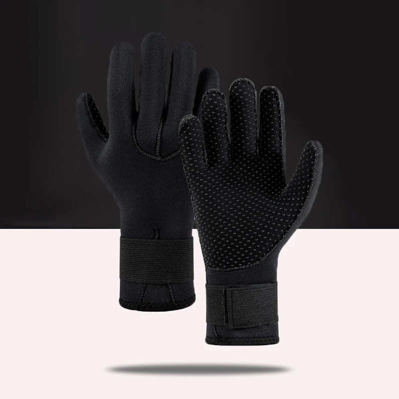 

3mm Neoprene Diving Gloves Men Antiskid WarmPaddling Surfing Kayaking Scuba Snorkeling Wetsuit Equipment Water Sport Mittens