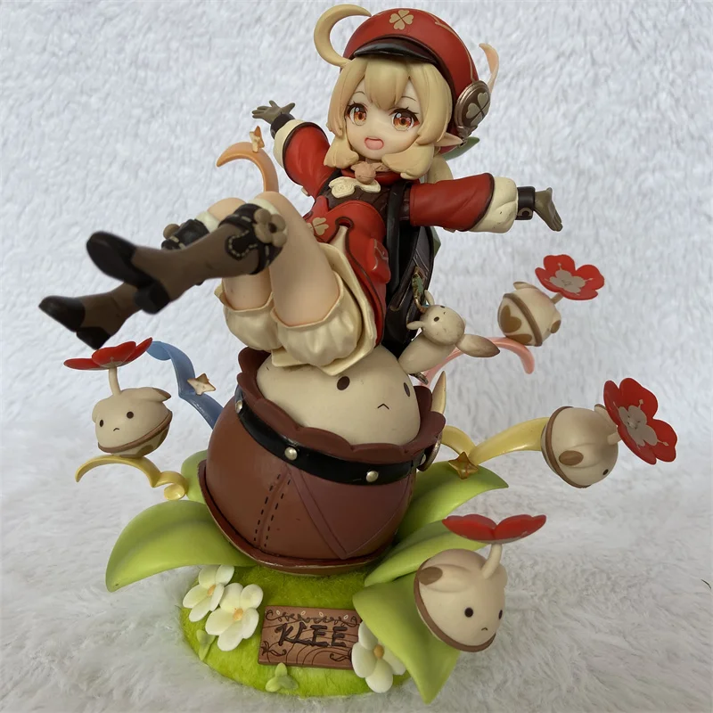 

Anime Genshin Impact Klee Hibana Knight Ver. 1/7 Complete Figure Paimon Action Figure Klee Figurine Collection Model Doll Toys