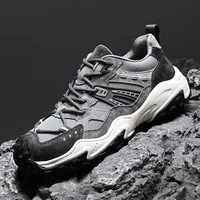 Outdoor Male Walking Flats Leather Mens Casual Shoes Sneakers Classic Man Tenis Masculino 2025 New Trendy Skateboard Footwear