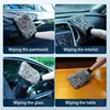 SEAMETAL Car Wash Brush Plush Premium Wheels Brush Non-Slip Handle Easy To Cleaning Rims Spokes Wheel Barrel Cleaning Mitt 4