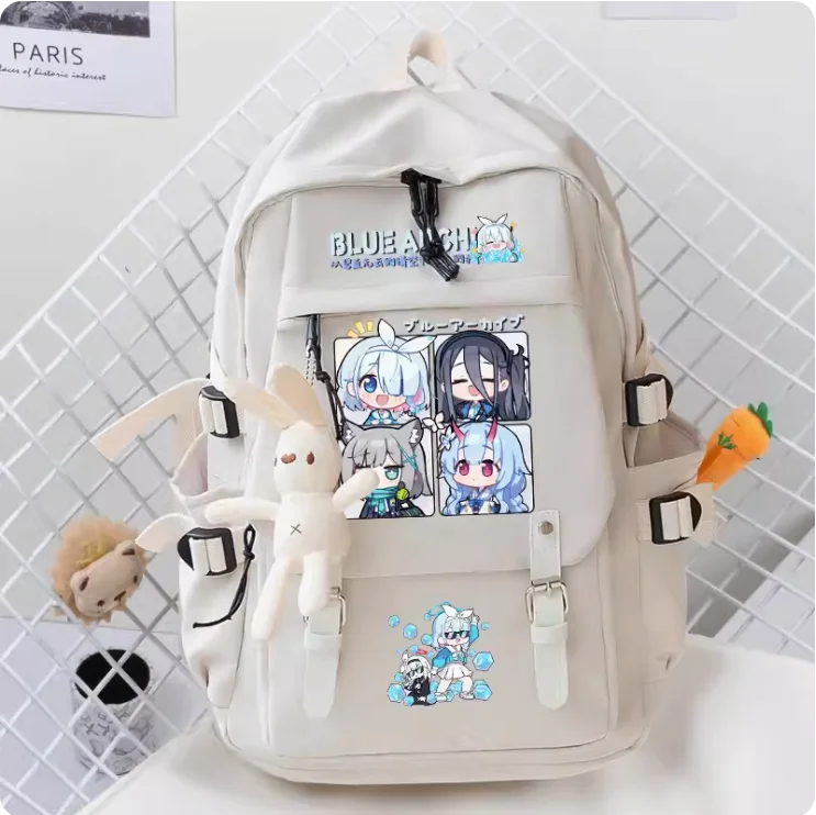 Anime Blue Archive Schoolbag Backpack High-capacity Shoulder Bag Cosplay Student Teenage Gift B099