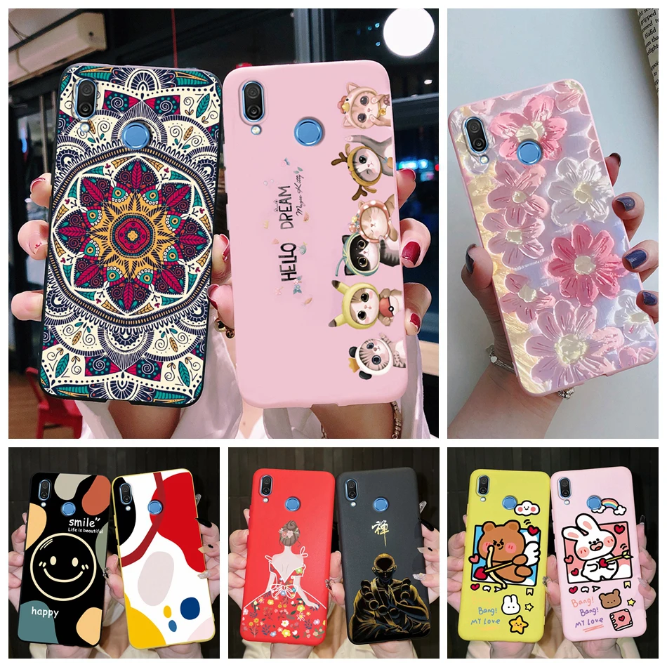 Stylish Flower Soft Silicone Matte Shockproof Bumper Phone Case