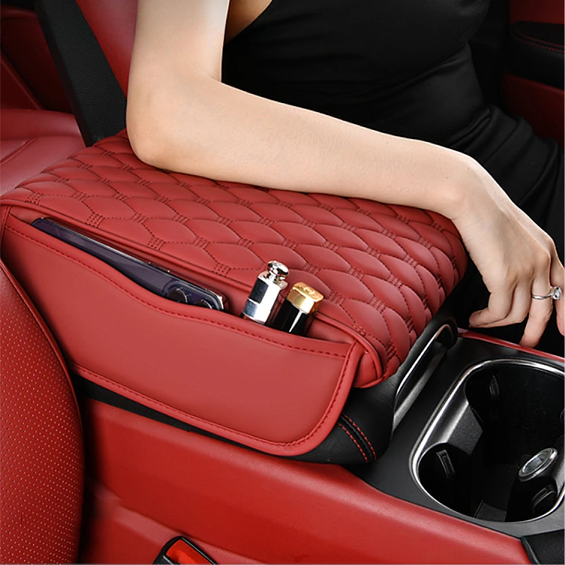 Auto Armlehne Pad Organizer Tasche Verdicken Memory Foam Anti Scratch Pads Center Konsole Auto Ellenbogen Rest Lagerung Tasche Waren