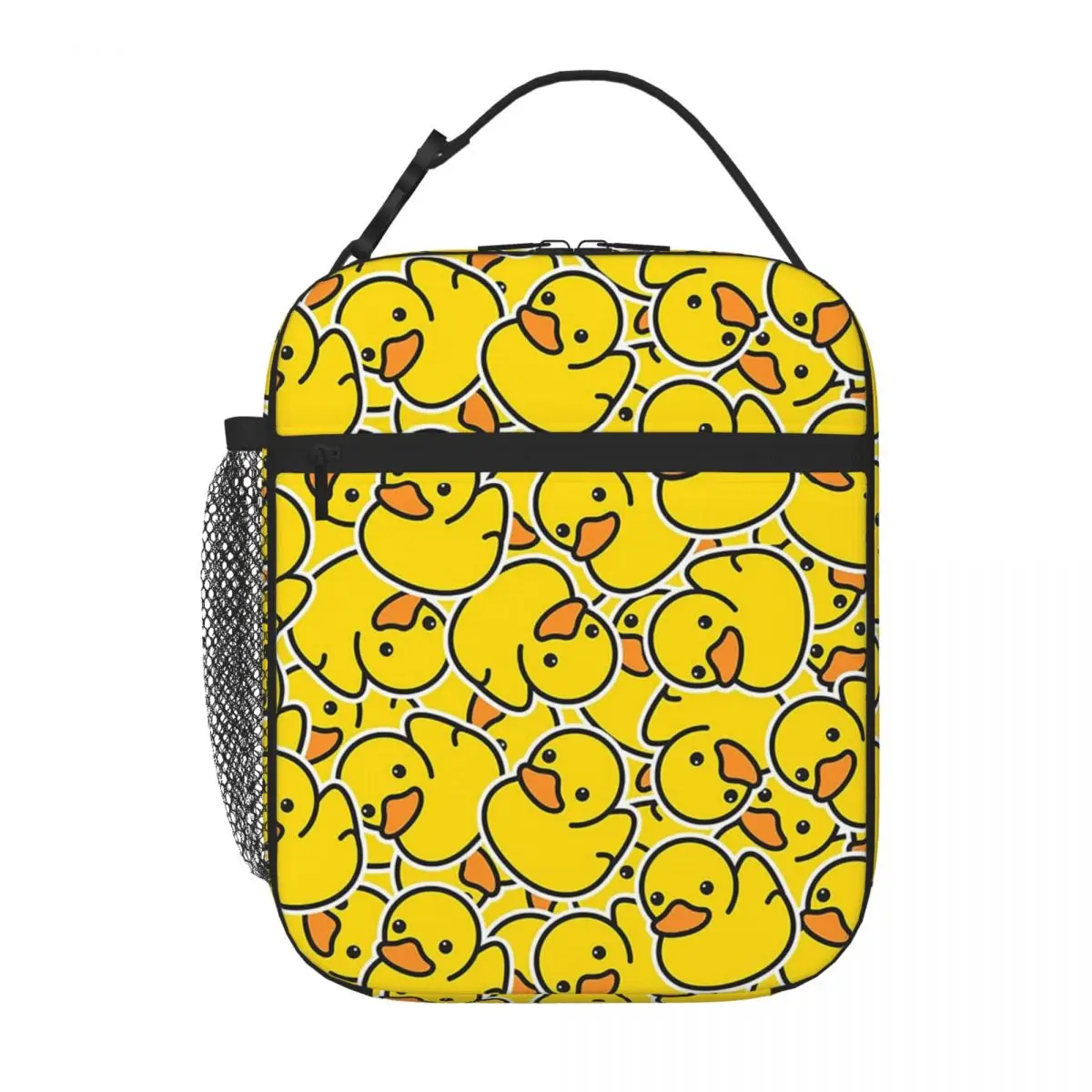 

Yellow Classic Rubber Duck Lunch Bags Insulated Bento Box Portable Lunch Tote Leakproof Picnic Bags Cooler Thermal Bag for Woman