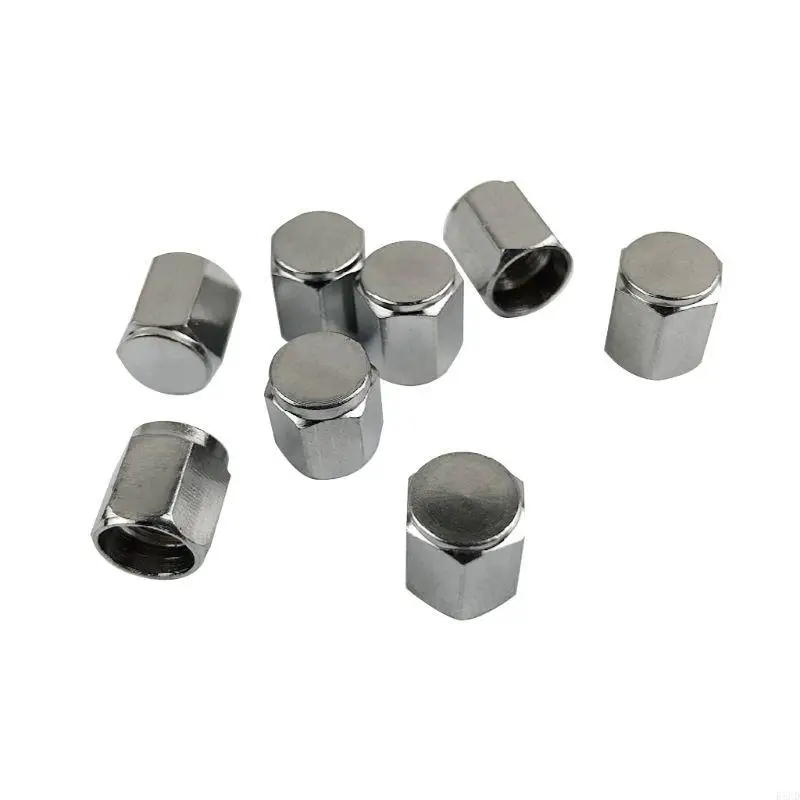 B5XD 8Pcs Car Styling Alloy Sport Car Tire for Valve Caps Wheel Tires Tire Stem Air C