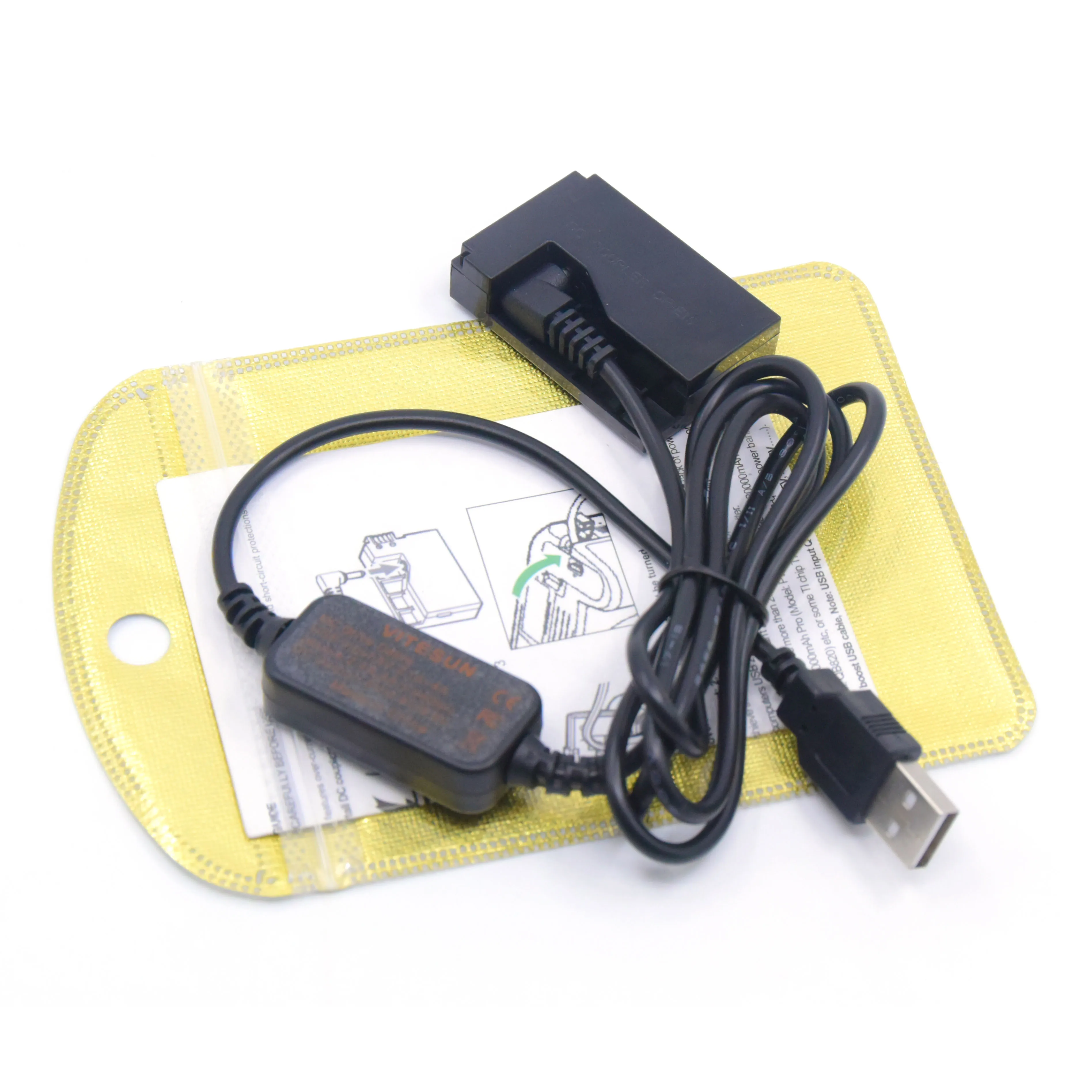 ACK-E15 Mobile Power Bank USB Cable+DR-E15 DC Coupler LP-E12 Dummy Battery For Canon SX70HS EOS Rebel SL1 100D Kiss X7 Camera