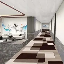  Home Corridor Carpet Hotel Long Corridor Carpet 3D Living Room Area Carpet Kitchen Aisle Mat Home Entrance Hall Mat 