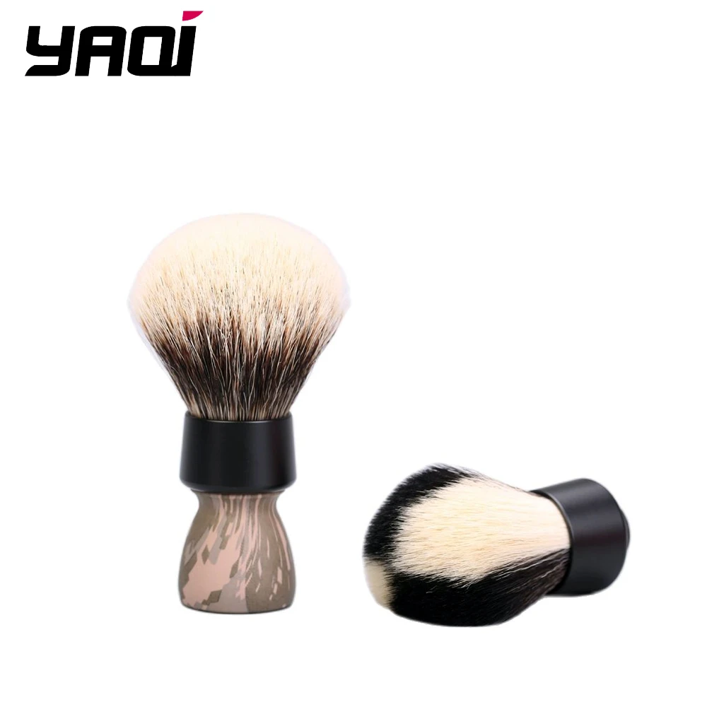 Yaqi Two in One Knots Shaving Brush With Synthetic Knot And Two Band