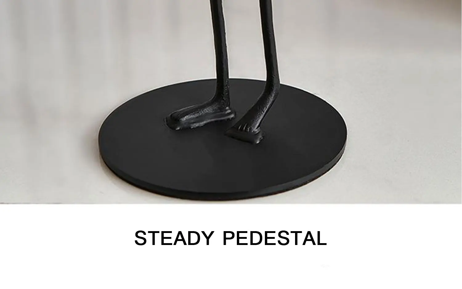 Creativity Figure Statue Modern Abstract Art Metal Iron Art Sculpture Home Decoration Living Room Bedroom Office Desktop Decor